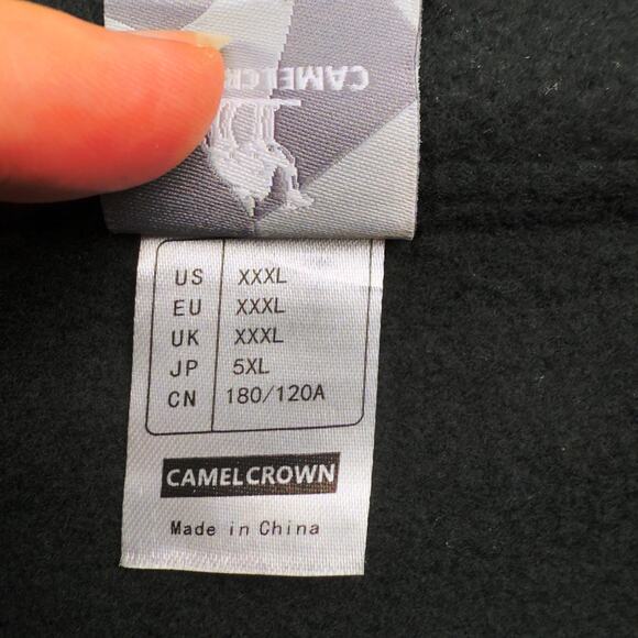 Camel Crown Men 3XL Full Zip Fleece Jackets with Pockets Soft Polar Fleece Coat - Picture 8 of 9